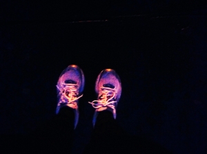 running in the dark